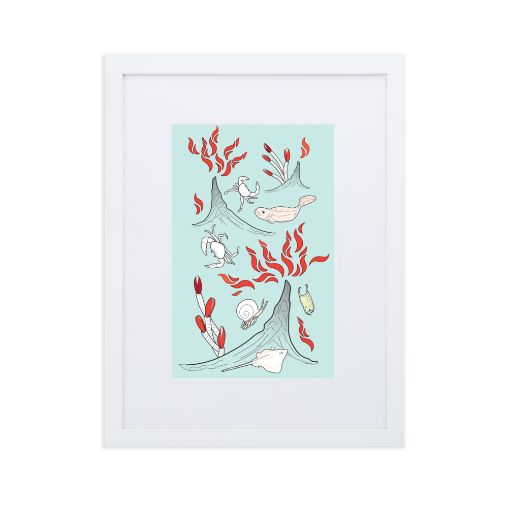 Hydrothermal Vents Matte Paper Framed Poster With Mat
