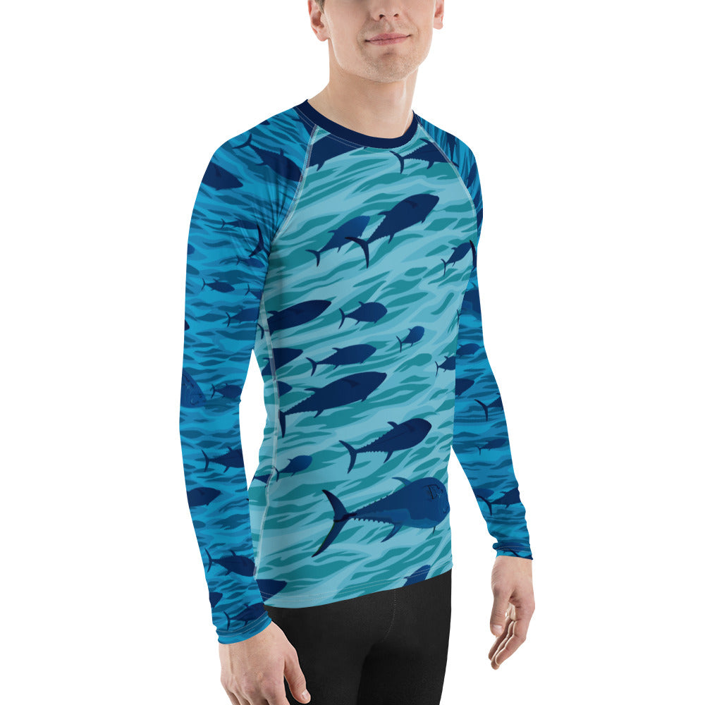 Tuna Men's Rash Guard - Posh Tide