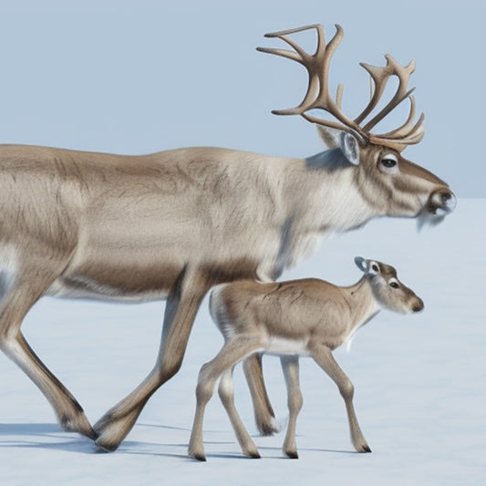 Santa's entire team of flying reindeer are female!