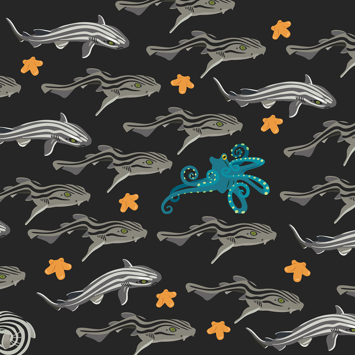 The Pyjama Shark Collection - Posh Tide