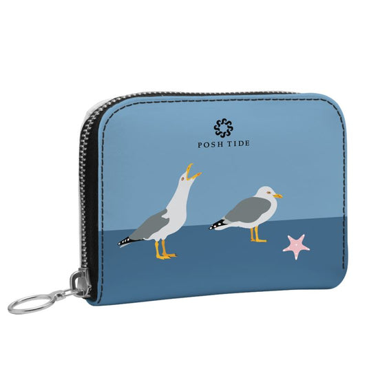 Seagull Mini Zip Wallet