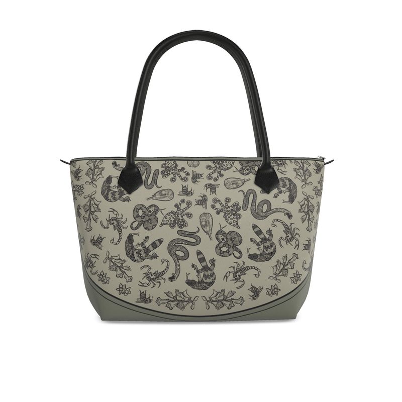 Venom as Medicine Zip Top Tote Shoulder Bag