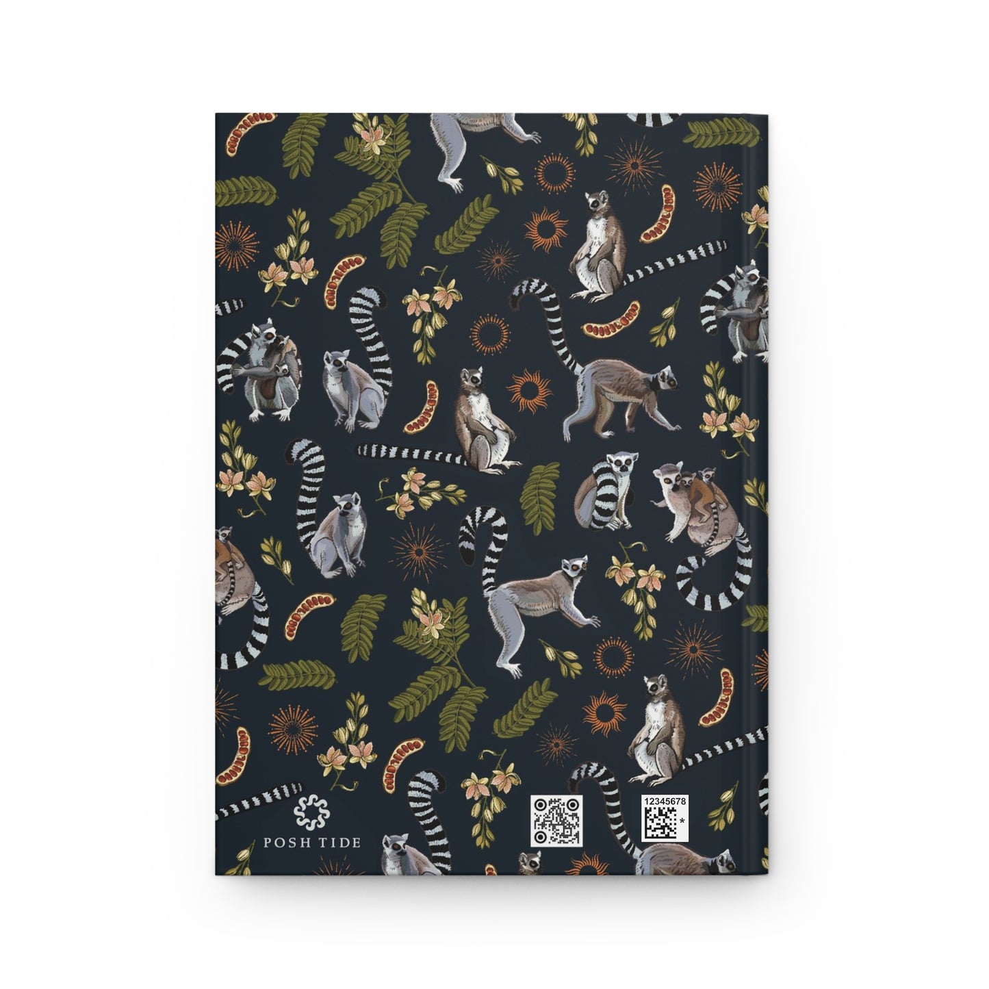 Ring Tailed Lemur Hardcover Journal