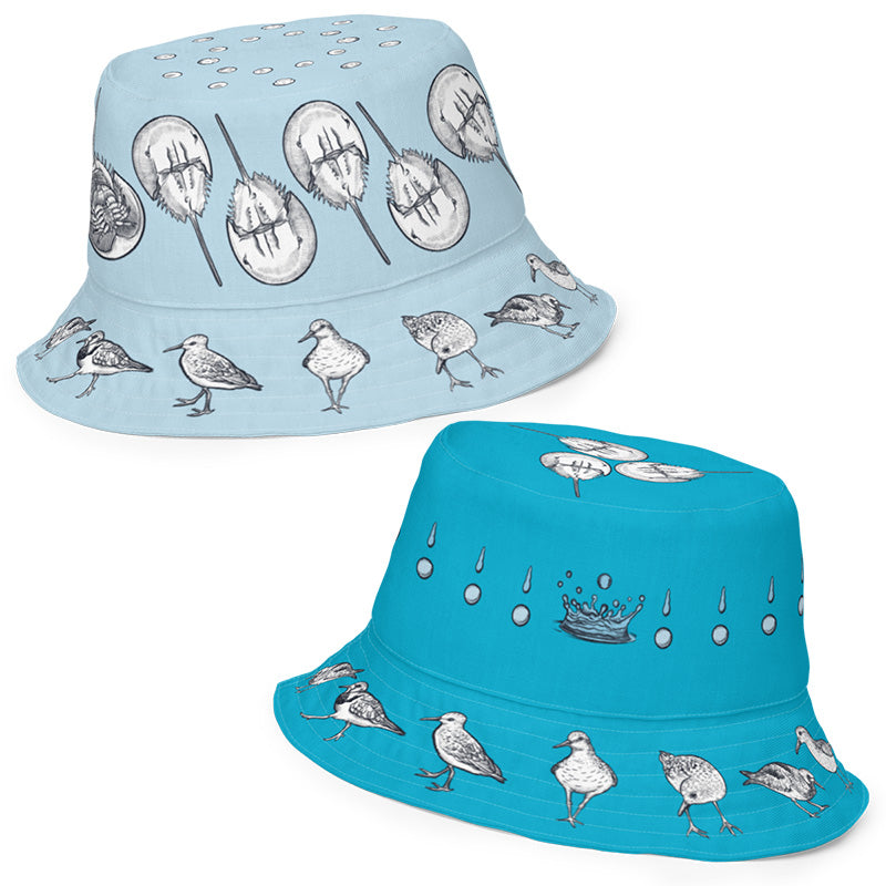 Horseshoe Crab Reversible Bucket Hat