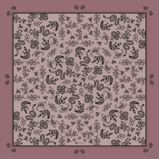 Venom as Medicine Double-Sided Silk Scarf