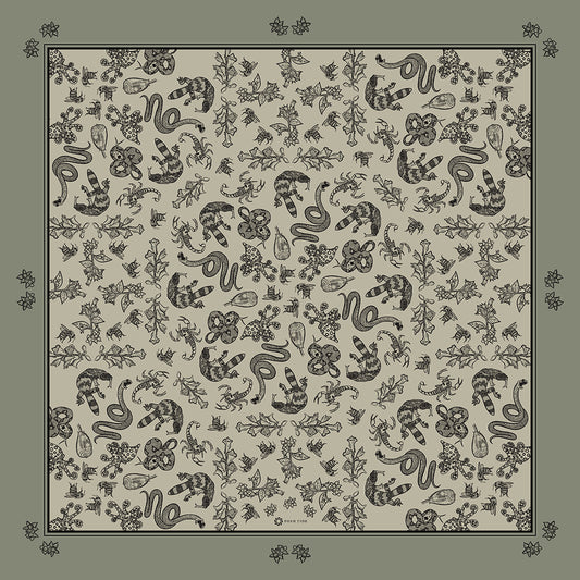 Venom as Medicine Double-Sided Silk Scarf