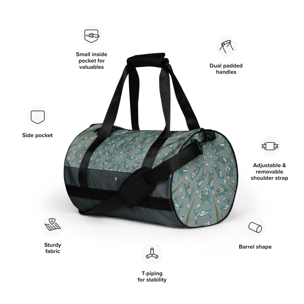 Marsh Periwinkle Gym Bag