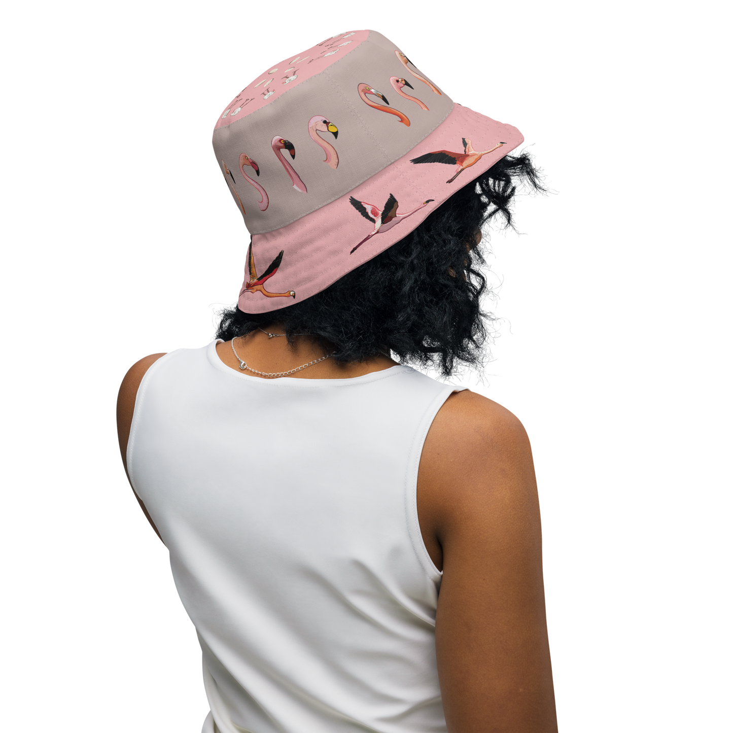 Flamingo Reversible Bucket Hat