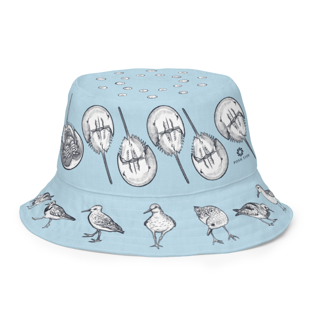 Horseshoe Crab Reversible Bucket Hat