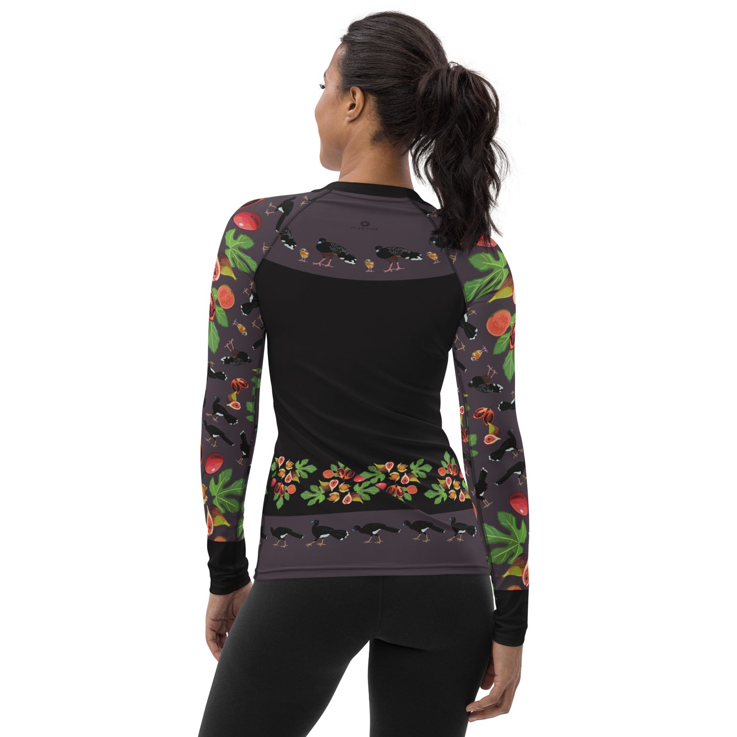 Blue-billed Curassow Women's Rash Guard