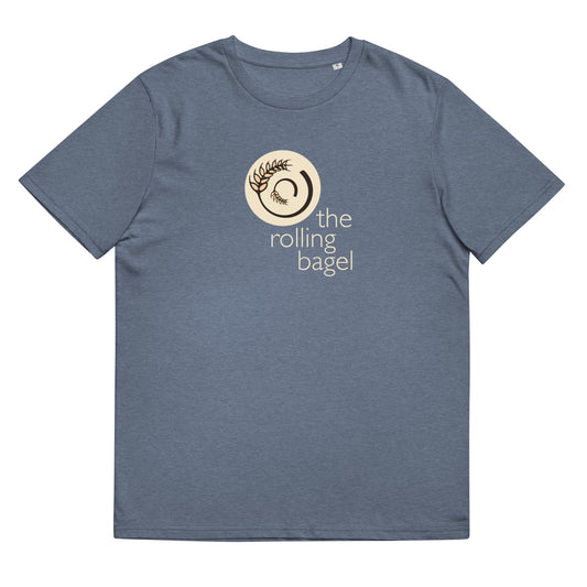 The Rolling Bagel Unisex organic cotton t-shirt V2
