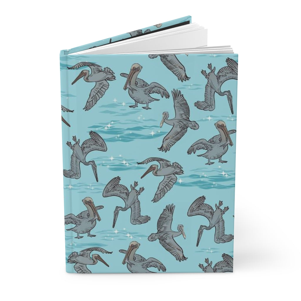 Purely Pelican Hardcover Journal - Posh Tide