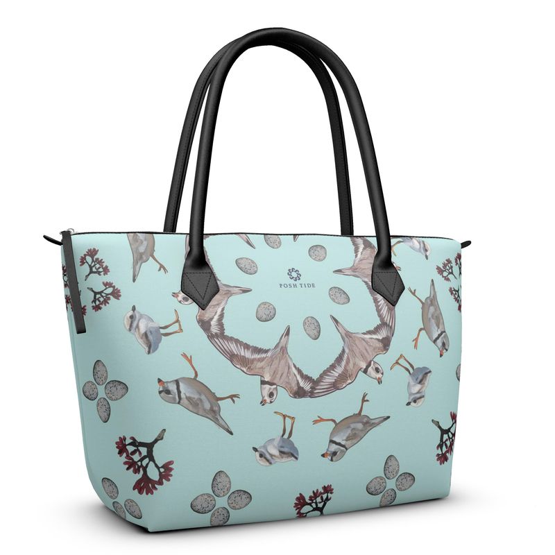 Piping Plover Zip Top Tote - Posh Tide