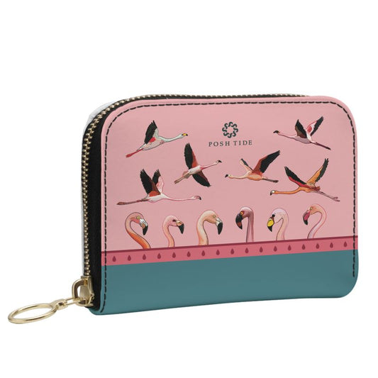 Flamingo Mini Zip Wallet