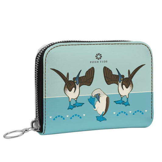 Blue-footed Booby Mini Zip Wallet
