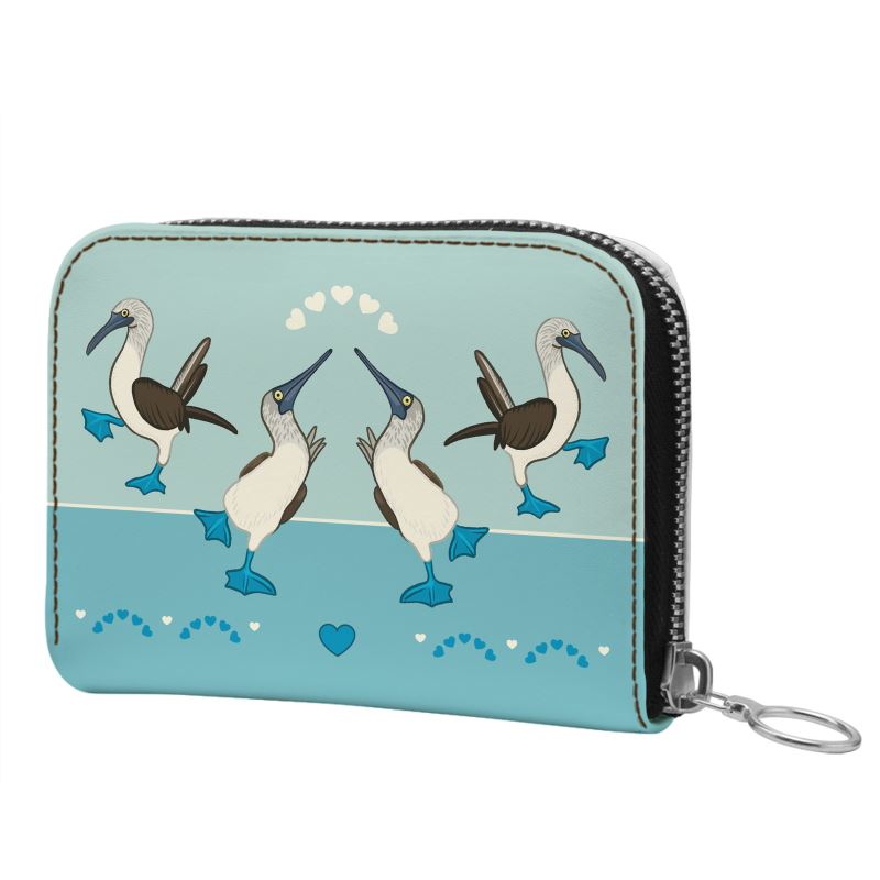 Blue-footed Booby Mini Zip Wallet