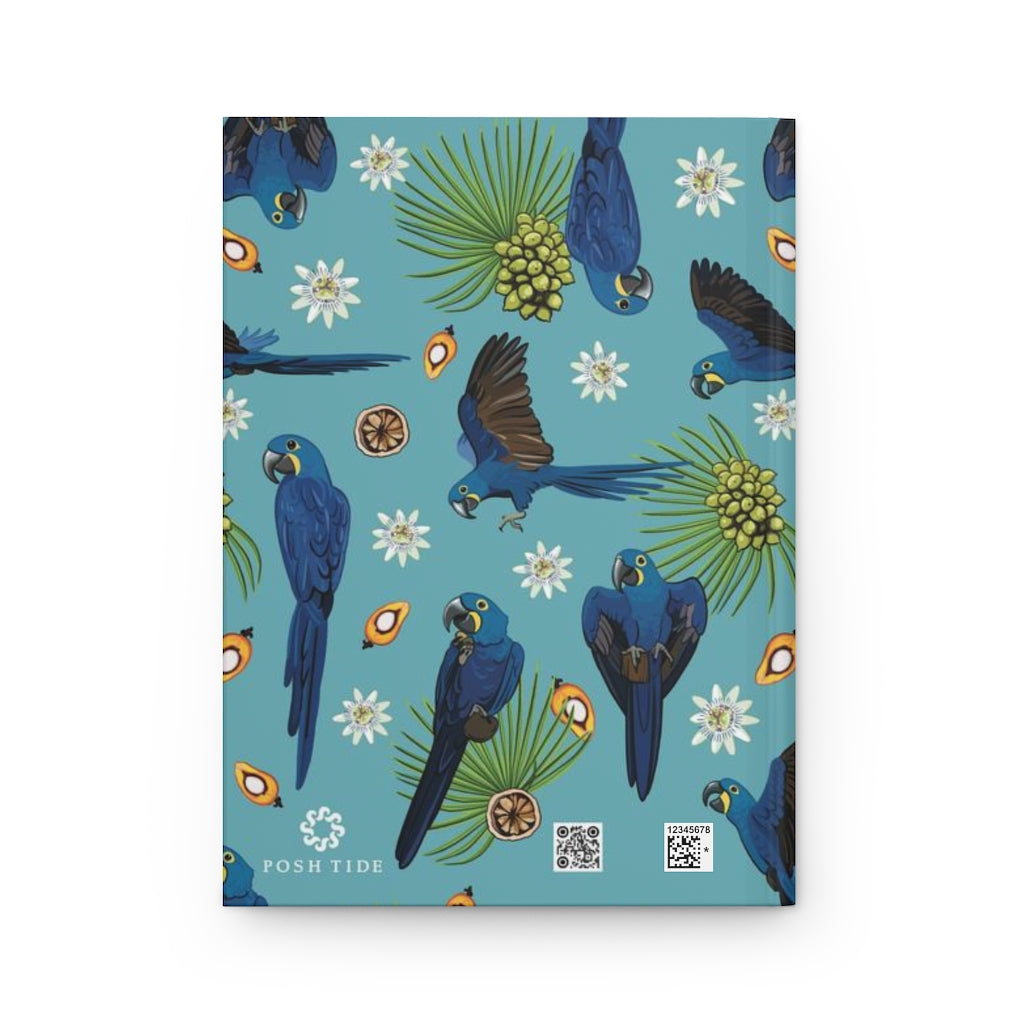 Hyacinth Macaw Hardcover Journal - Posh Tide