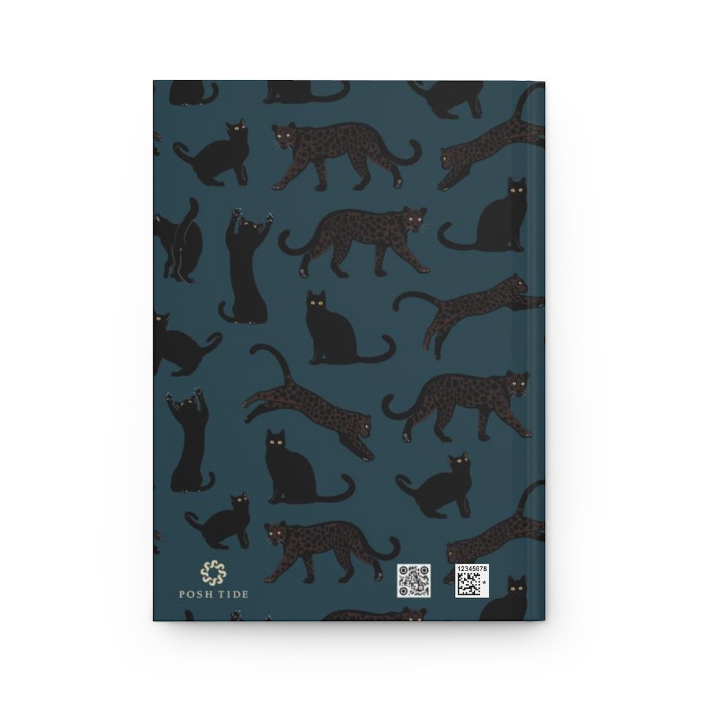 Black Cats Hardcover Journal - Posh Tide