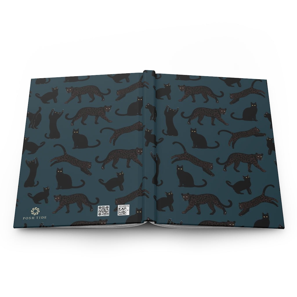 Black Cats Hardcover Journal - Posh Tide
