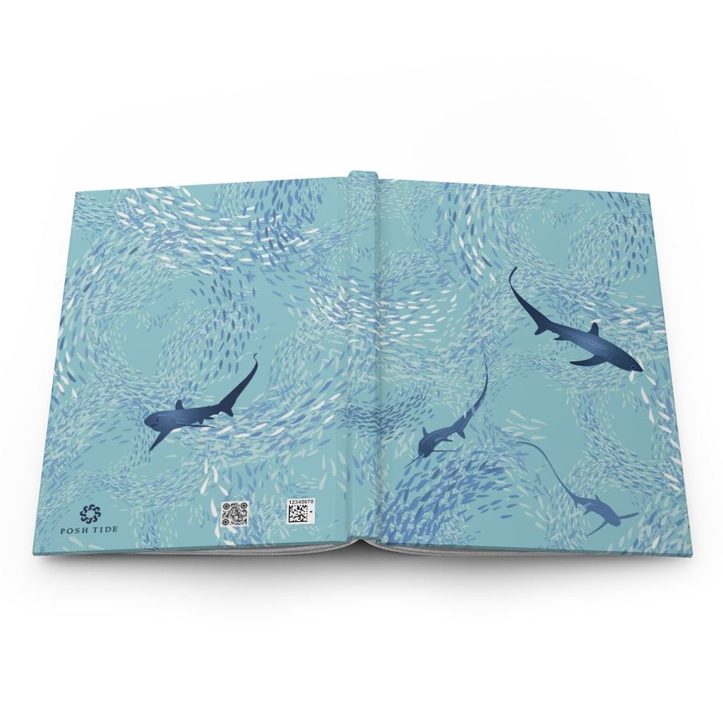 Thresher Sharks Hardcover Journal - Posh Tide