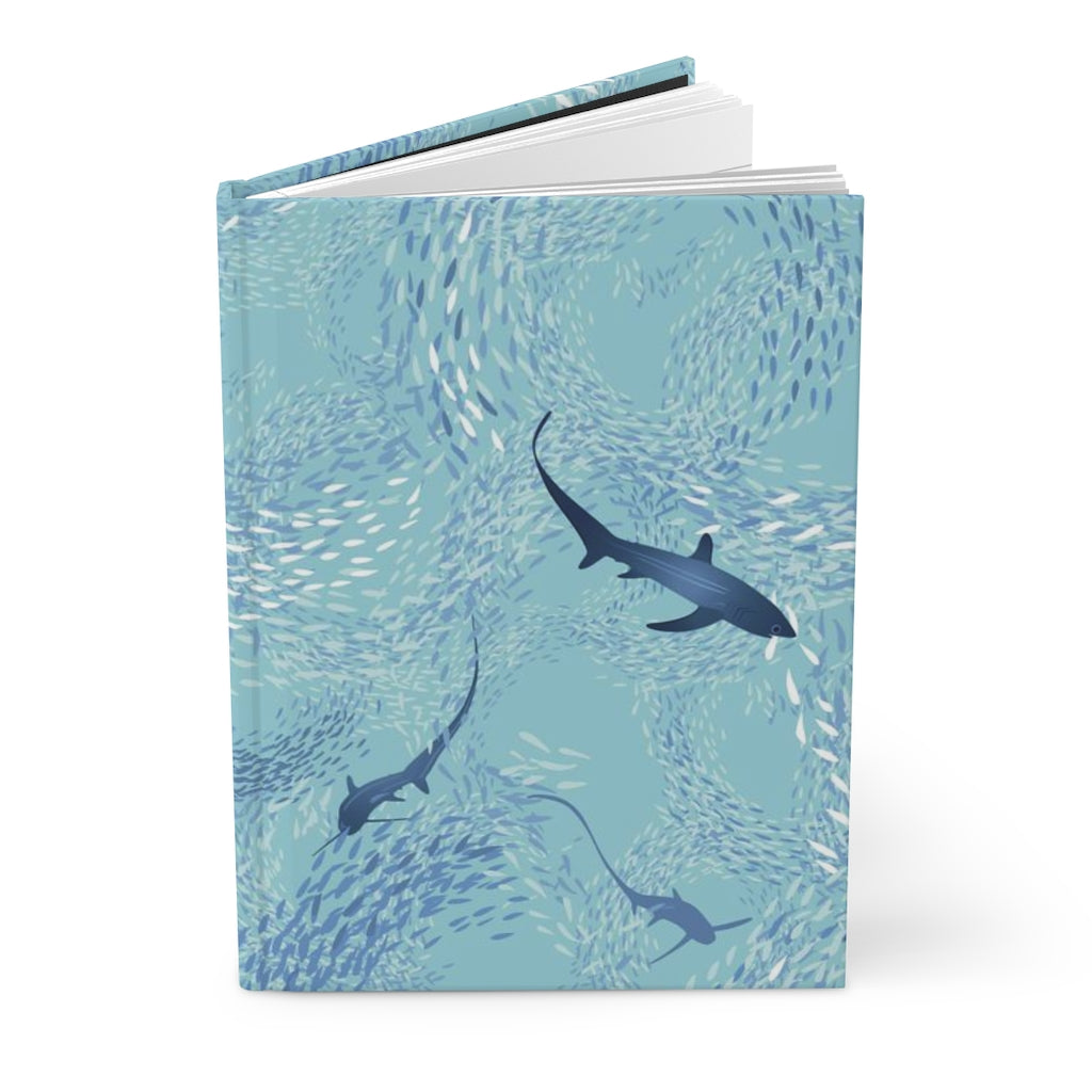 Thresher Sharks Hardcover Journal - Posh Tide