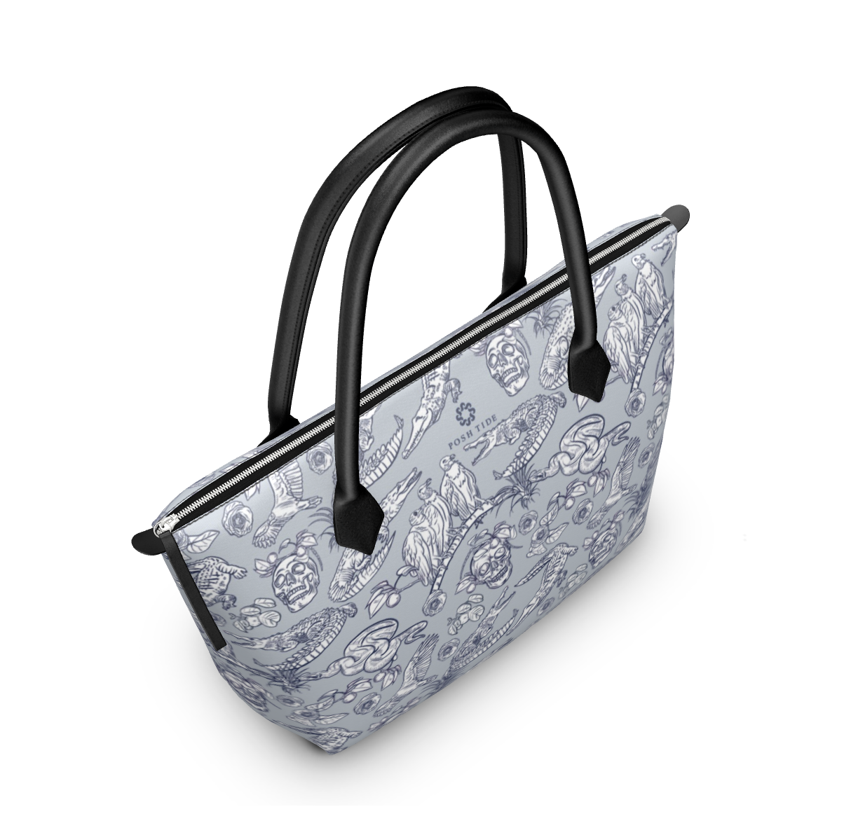 Only in Florida Zip Top Tote - Posh Tide