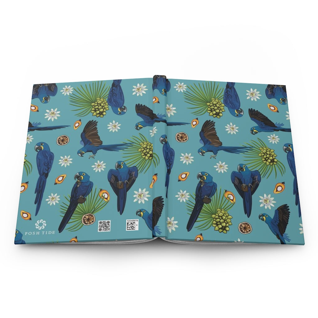 Hyacinth Macaw Hardcover Journal - Posh Tide