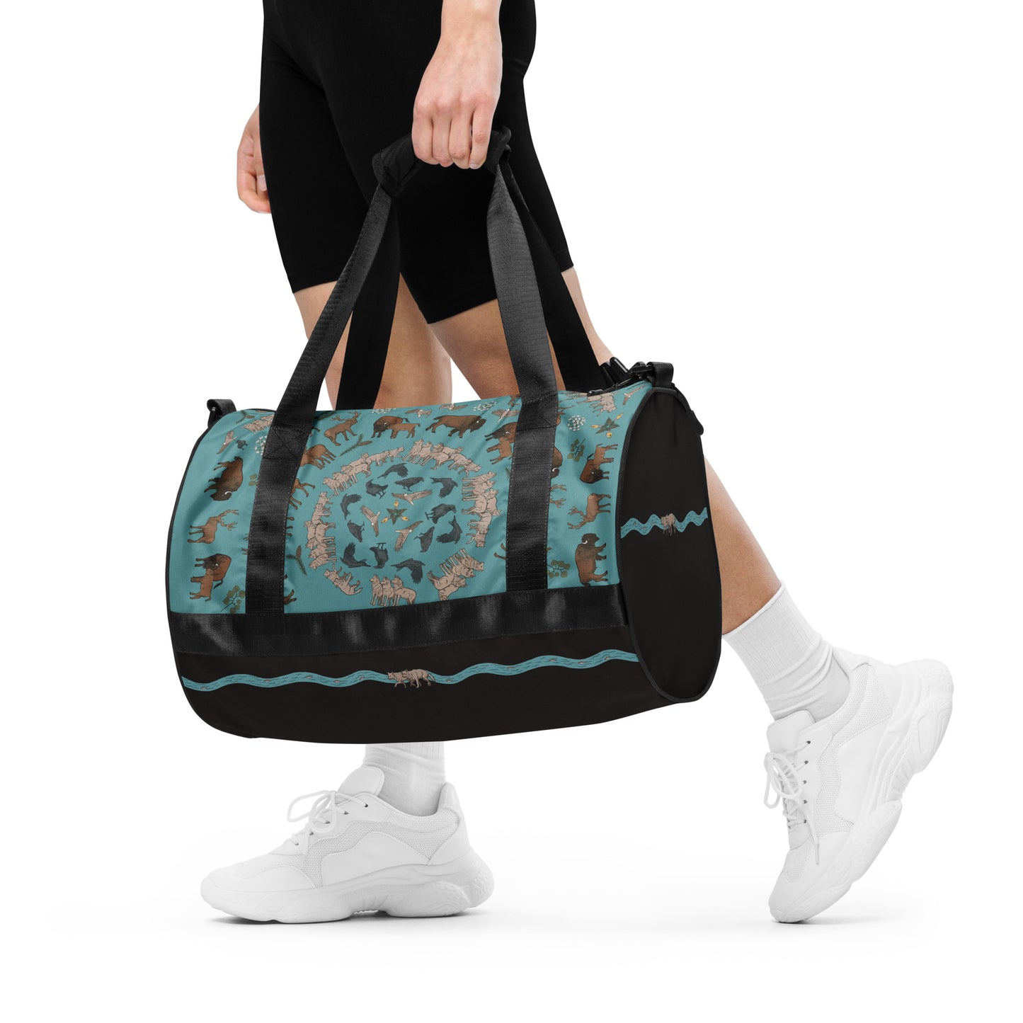 Wolf Trophic Cascade Gym Bag Posh Tide