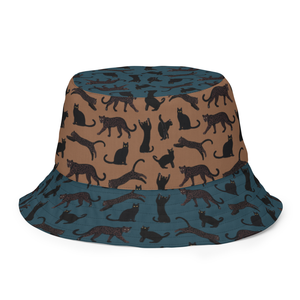 Big Cats Reversible Bucket Hat
