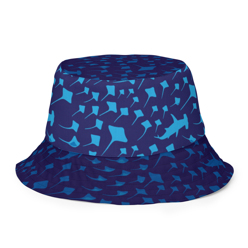 Sharks and Rays Reversible Bucket Hat